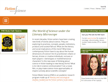 Tablet Screenshot of fictionmeetsscience.org